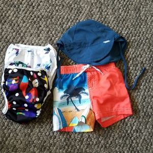 Baby Boy Swim Bundle 3-6 months